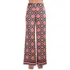 Trina Turk Bay Geometric Wide Leg Pants In Multicolor In Multi