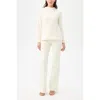 Trina Turk Baz High Neck Suiting Top In White