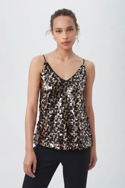 Trina Turk Becca Tank In Black