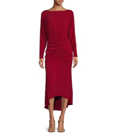 Trina Turk Behati Dress In Roselle Red In Multi