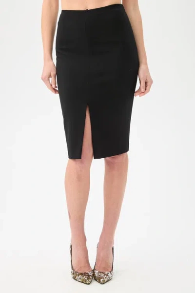Trina Turk Berber Knee Length Pencil Skirt In Black