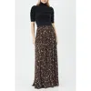 Trina Turk Bersha Leopard Print Maxi Skirt In Animal Print