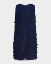 Trina Turk Bev 2 Cutout Woven Paillette Mini Dress In Ink
