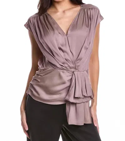 Trina Turk Bijou Top In Chanterelle In Burgundy