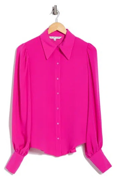 Trina Turk Blair Button-up Shirt In Trina Pink
