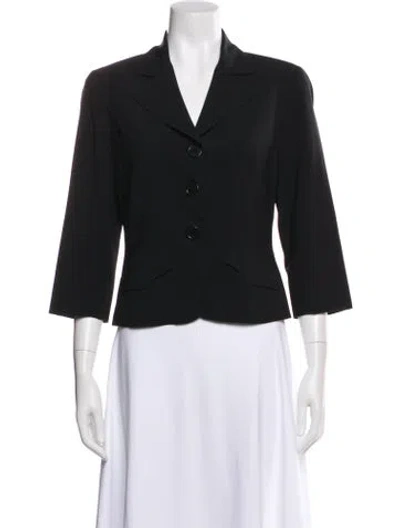 Pre-owned Trina Turk Blazer In Black