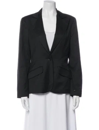 Pre-owned Trina Turk Blazer In Black