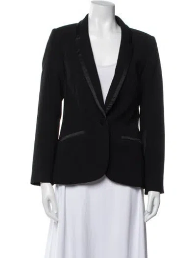 Pre-owned Trina Turk Blazer In Black