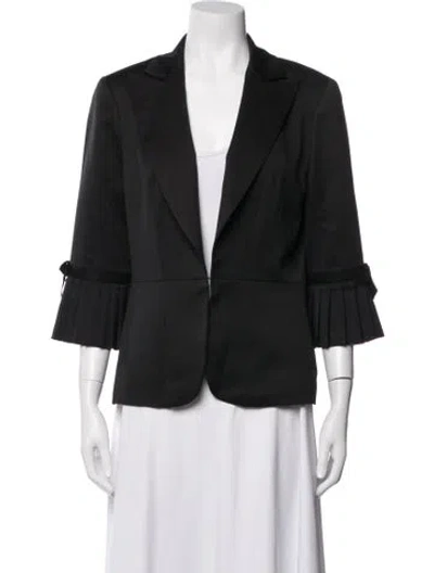 Pre-owned Trina Turk Blazer In Black