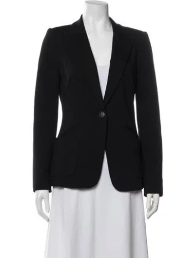 Pre-owned Trina Turk Blazer In Black