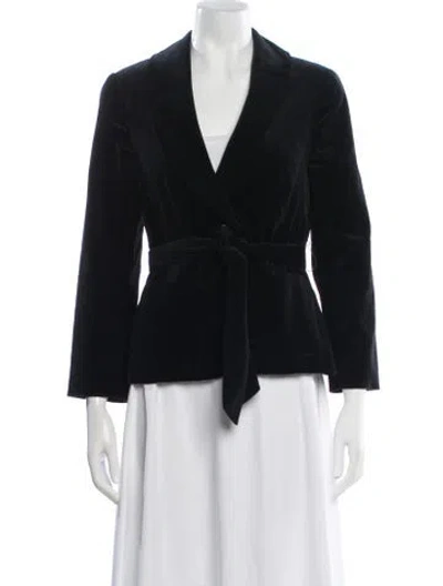 Pre-owned Trina Turk Blazer In Blue