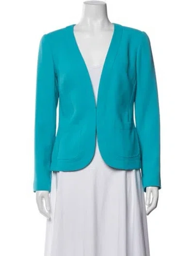 Pre-owned Trina Turk Blazer In Blue