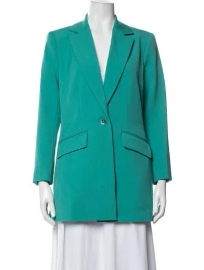 Pre-owned Trina Turk Blazer In Blue