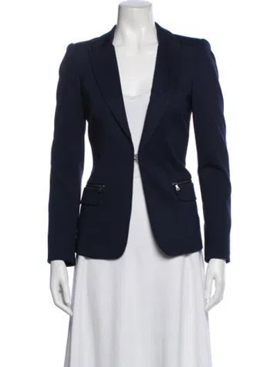 Pre-owned Trina Turk Blazer In Blue