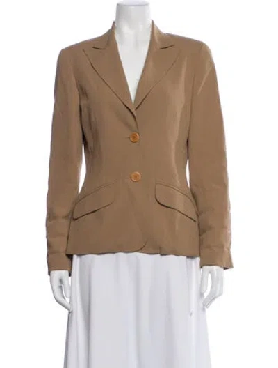 Pre-owned Trina Turk Blazer In Brown