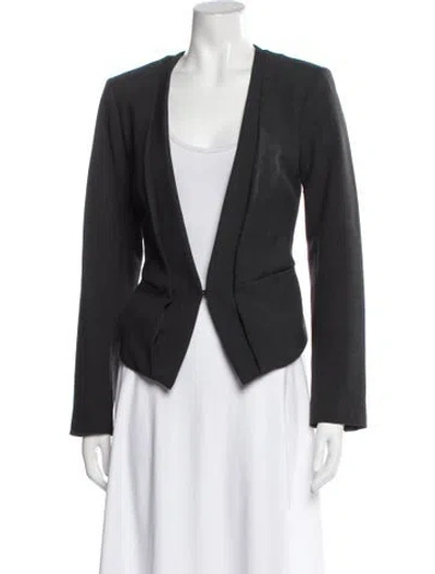 Pre-owned Trina Turk Blazer In Gray