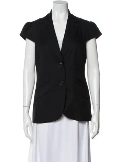 Pre-owned Trina Turk Blazer In Gray