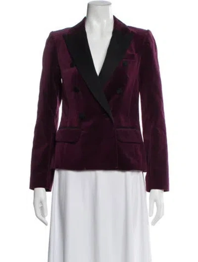 Pre-owned Trina Turk Blazer In Grey