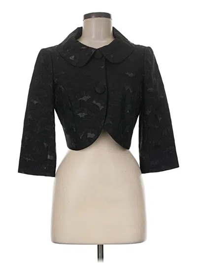 Pre-owned Trina Turk Blazer Jacket In Black