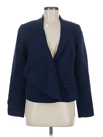 Pre-owned Trina Turk Blazer Jacket In Blue