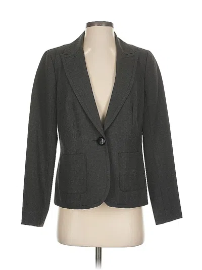 Pre-owned Trina Turk Blazer Jacket In Gray