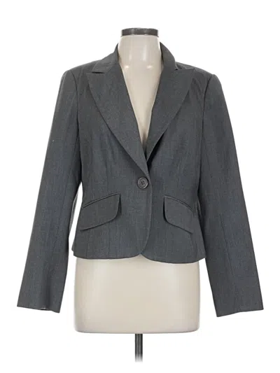 Pre-owned Trina Turk Blazer Jacket In Gray