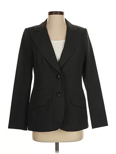 Pre-owned Trina Turk Blazer Jacket In Gray