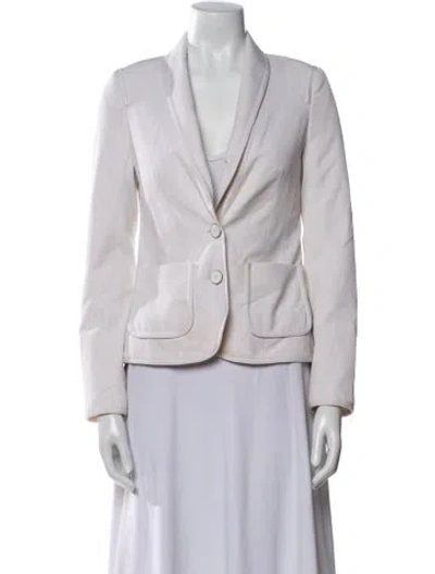 Pre-owned Trina Turk Blazer In Neutral