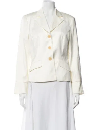 Pre-owned Trina Turk Blazer In Neutral