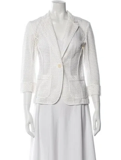 Pre-owned Trina Turk Blazer In Neutrals