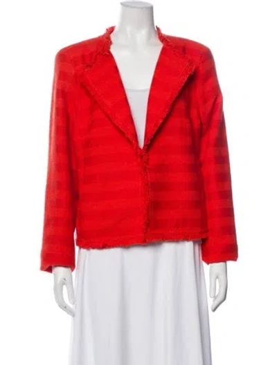 Pre-owned Trina Turk Blazer In Orange