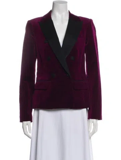 Pre-owned Trina Turk Blazer In Purple
