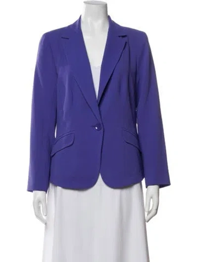 Pre-owned Trina Turk Blazer In Purple