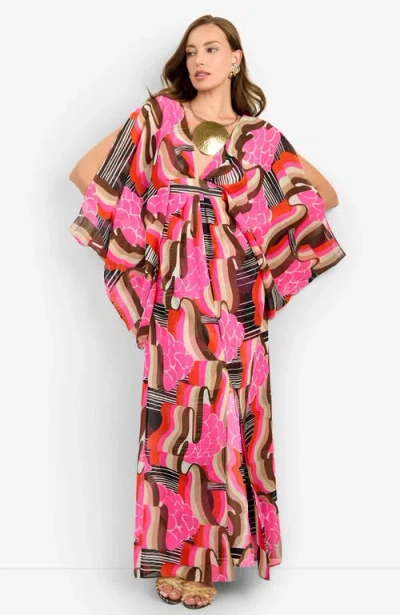 Trina Turk Blossom Dress In Gold