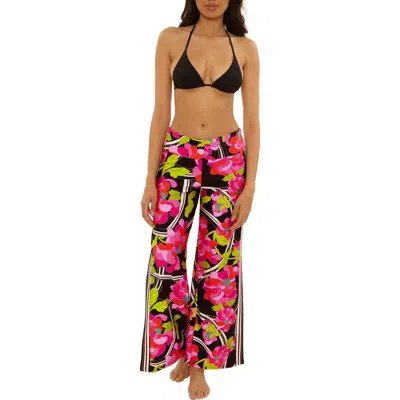 Trina Turk Bougainvillea Cover-up Pants In Multi