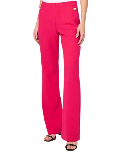 Trina Turk Boynton Pant In Hibiscus In Pink