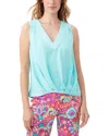 Shop Trina Turk Brunella Top In Blue