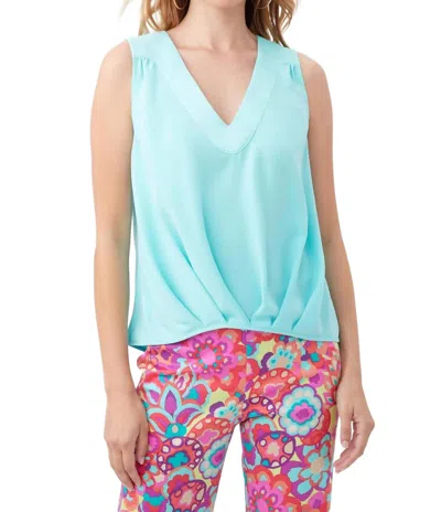 Trina Turk Brunella Top In Marina In Multi