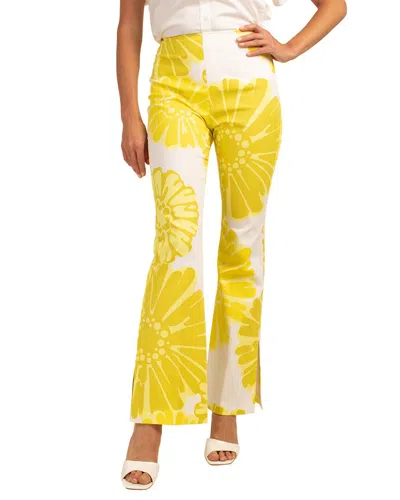 Trina Turk Byrony Pant In Yellow