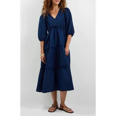 Trina Turk Calm Dress In Blue
