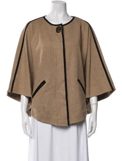 Pre-owned Trina Turk Cape In Neutral