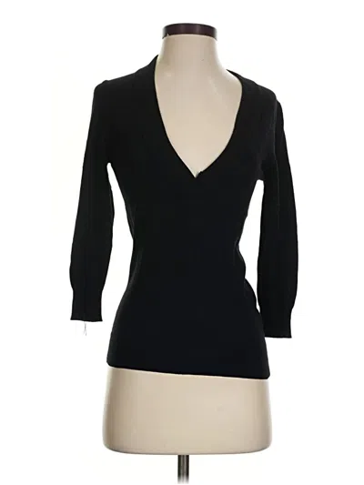 Pre-owned Trina Turk Cardigan Sweater In Black