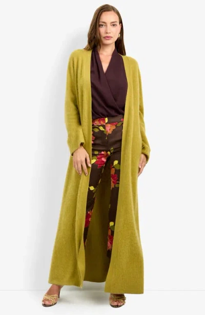Trina Turk Carducci Cardigan In Green
