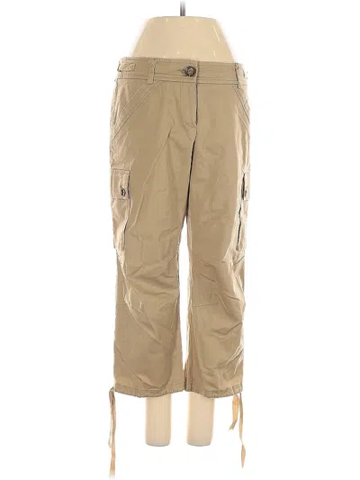 Pre-owned Trina Turk Cargo Pants In Brown