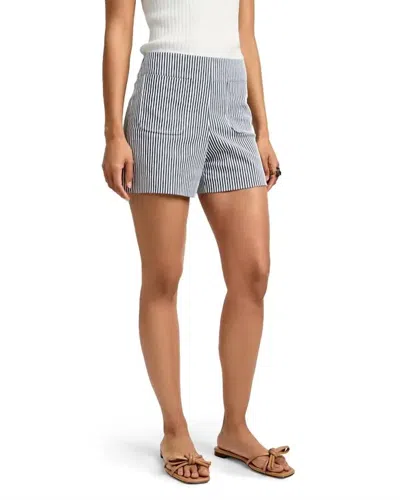 Trina Turk Caspian Short In Navy In Gray
