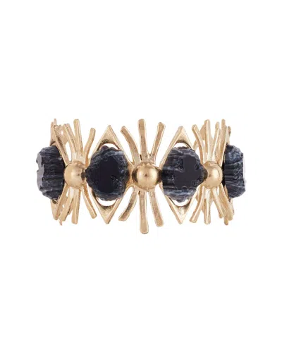 Trina Turk Castlecliff Pinon Cuff Stones Bracelet