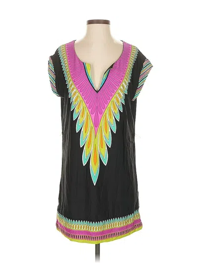 Pre-owned Trina Turk Casual Dress In Black