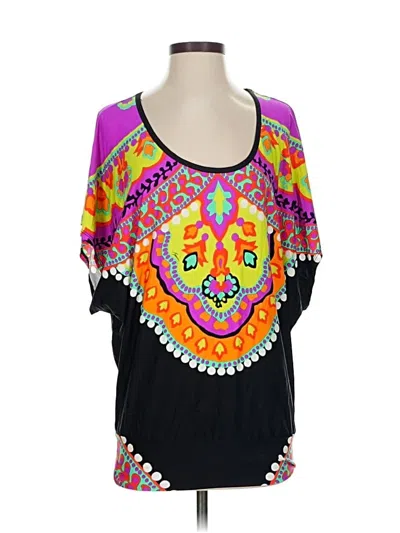 Pre-owned Trina Turk Casual Dress In Black