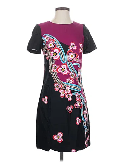 Pre-owned Trina Turk Casual Dress In Black