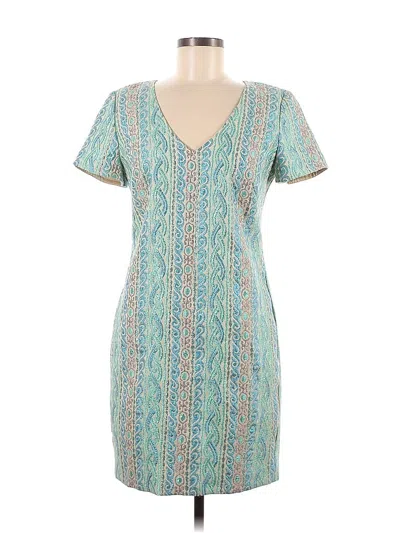 Pre-owned Trina Turk Casual Dress In Blue